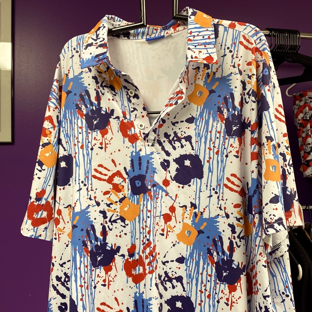 Colorful Polyester golf shirt